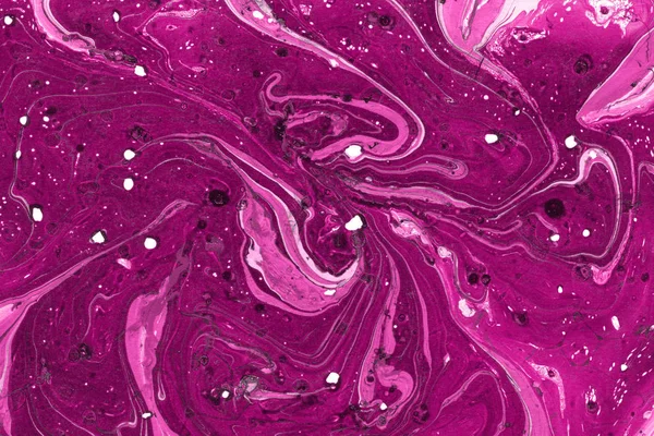 ピンクの大理石の背景と塗料のスプラッシュテクスチャ — ストック写真