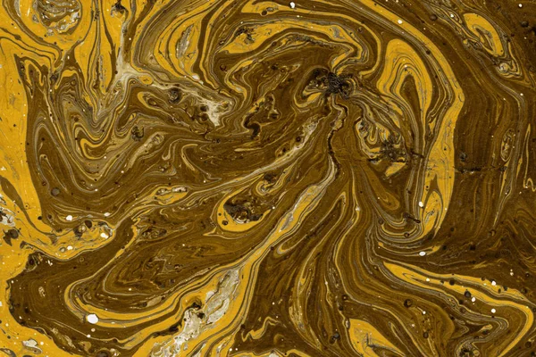 golden Marble background with paint splashes texture