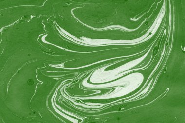 Yeşil mermer arka plan boya ile doku sıçramalarına