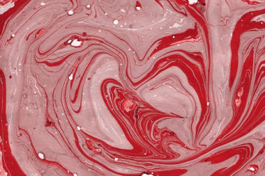 Boya desenli kırmızı mermer arkaplan