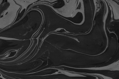 Siyah mermer arka plan boya ile doku sıçramalarına