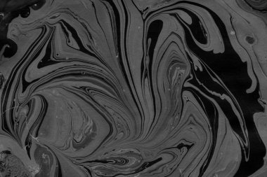 Siyah mermer arka plan boya ile doku sıçramalarına