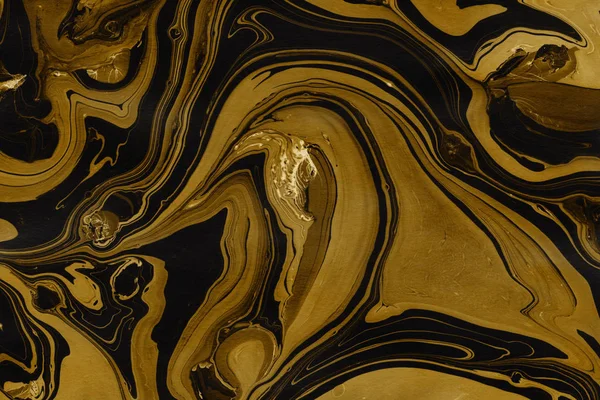 golden Marble background with paint splashes texture