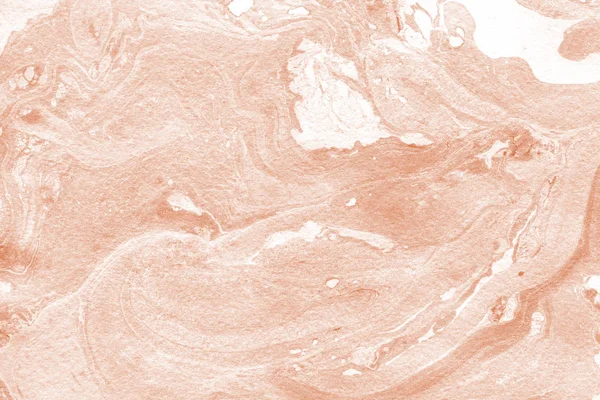 Oranje Marmer Achtergrond Met Verf Spatten Textuur — Stockfoto