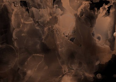 doku, arka plan kahverengi mürekkep lekeleri