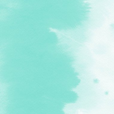 Turkuaz suluboya boya doku, arka plan