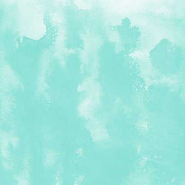 Turkuaz suluboya boya doku, arka plan