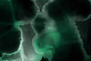 doku, arka plan yeşil mürekkep lekeleri