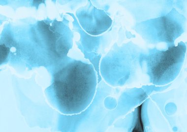 mavi mürekkep deseni lekeler, soyut arkaplan