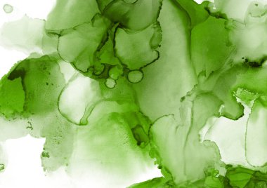 doku, arka plan yeşil mürekkep lekeleri