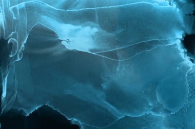 mavi mürekkep deseni lekeler, soyut arkaplan