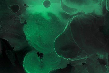 doku, arka plan yeşil mürekkep lekeleri