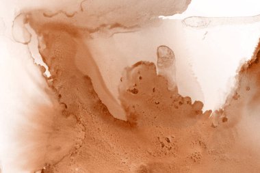 doku, arka plan kahverengi mürekkep lekeleri