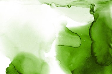 doku, arka plan yeşil mürekkep lekeleri