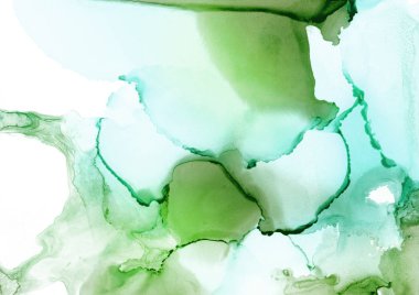 doku, arka plan yeşil mürekkep lekeleri