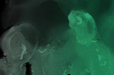 doku, arka plan yeşil mürekkep lekeleri