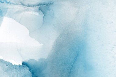 mavi mürekkep deseni lekeler, soyut arkaplan