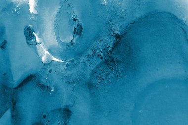 mavi mürekkep deseni lekeler, soyut arkaplan