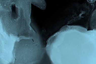 mavi mürekkep deseni lekeler, soyut arkaplan