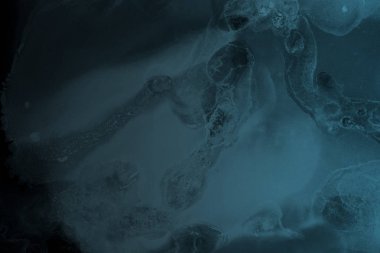 mavi mürekkep deseni lekeler, soyut arkaplan