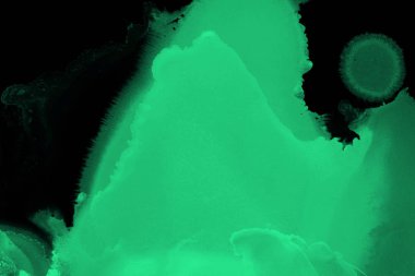 doku, arka plan yeşil mürekkep lekeleri