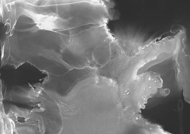 doku, arka plan yeşil mürekkep lekeleri