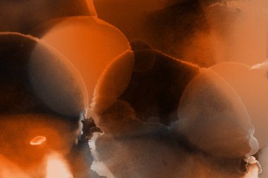 doku, arka plan kahverengi mürekkep lekeleri