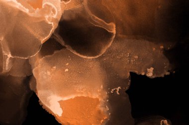 doku, arka plan kahverengi mürekkep lekeleri