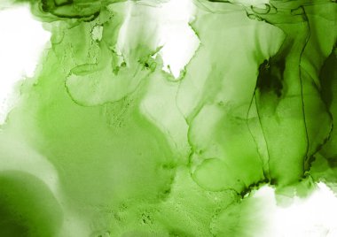 doku, arka plan yeşil mürekkep lekeleri