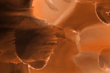 doku, arka plan kahverengi mürekkep lekeleri