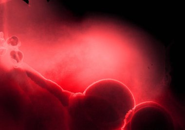 kırmızı mürekkep lekeleri doku, arka plan