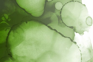 doku, arka plan yeşil mürekkep lekeleri