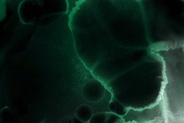 doku, arka plan yeşil mürekkep lekeleri