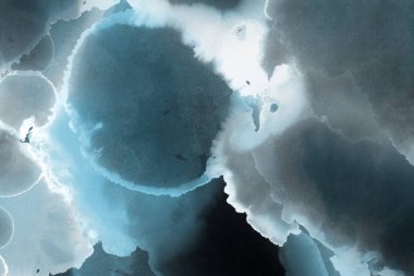 mavi mürekkep deseni lekeler, soyut arkaplan