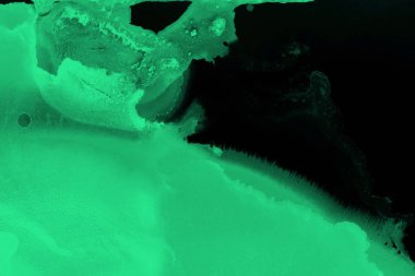 doku, arka plan yeşil mürekkep lekeleri