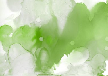 doku, arka plan yeşil mürekkep lekeleri