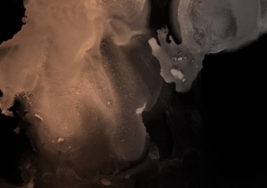 doku, arka plan kahverengi mürekkep lekeleri