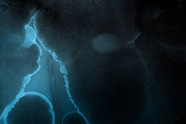 mavi mürekkep deseni lekeler, soyut arkaplan