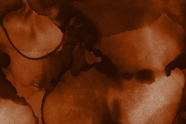 doku, arka plan kahverengi mürekkep lekeleri