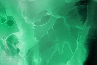 doku, arka plan yeşil mürekkep lekeleri