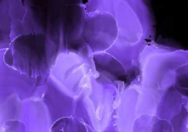 doku, arka plan mor mürekkep lekeleri