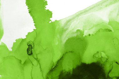 doku, arka plan yeşil mürekkep lekeleri