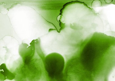 doku, arka plan yeşil mürekkep lekeleri