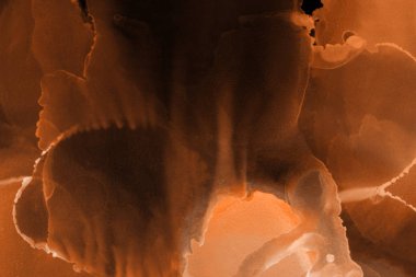 doku, arka plan kahverengi mürekkep lekeleri