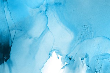 mavi mürekkep deseni lekeler, soyut arkaplan