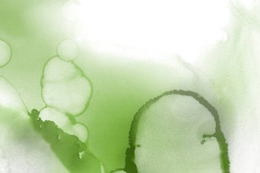 doku, arka plan yeşil mürekkep lekeleri