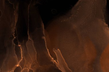 doku, arka plan kahverengi mürekkep lekeleri