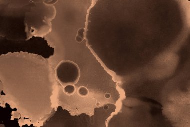 doku, arka plan kahverengi mürekkep lekeleri