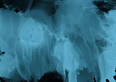 mavi mürekkep deseni lekeler, soyut arkaplan