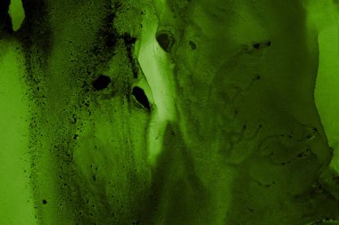 doku, arka plan yeşil mürekkep lekeleri